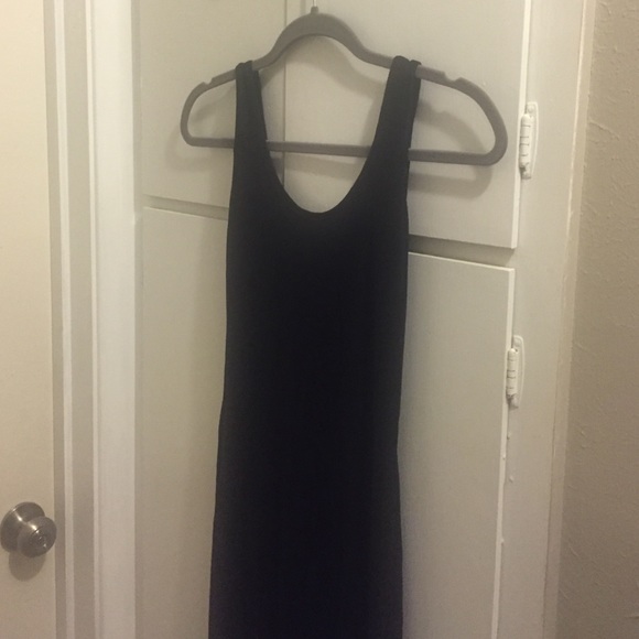 BooHoo Black Maxi Dress