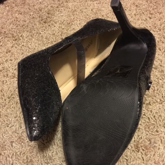 Black glitter heels - Picture 2 of 2