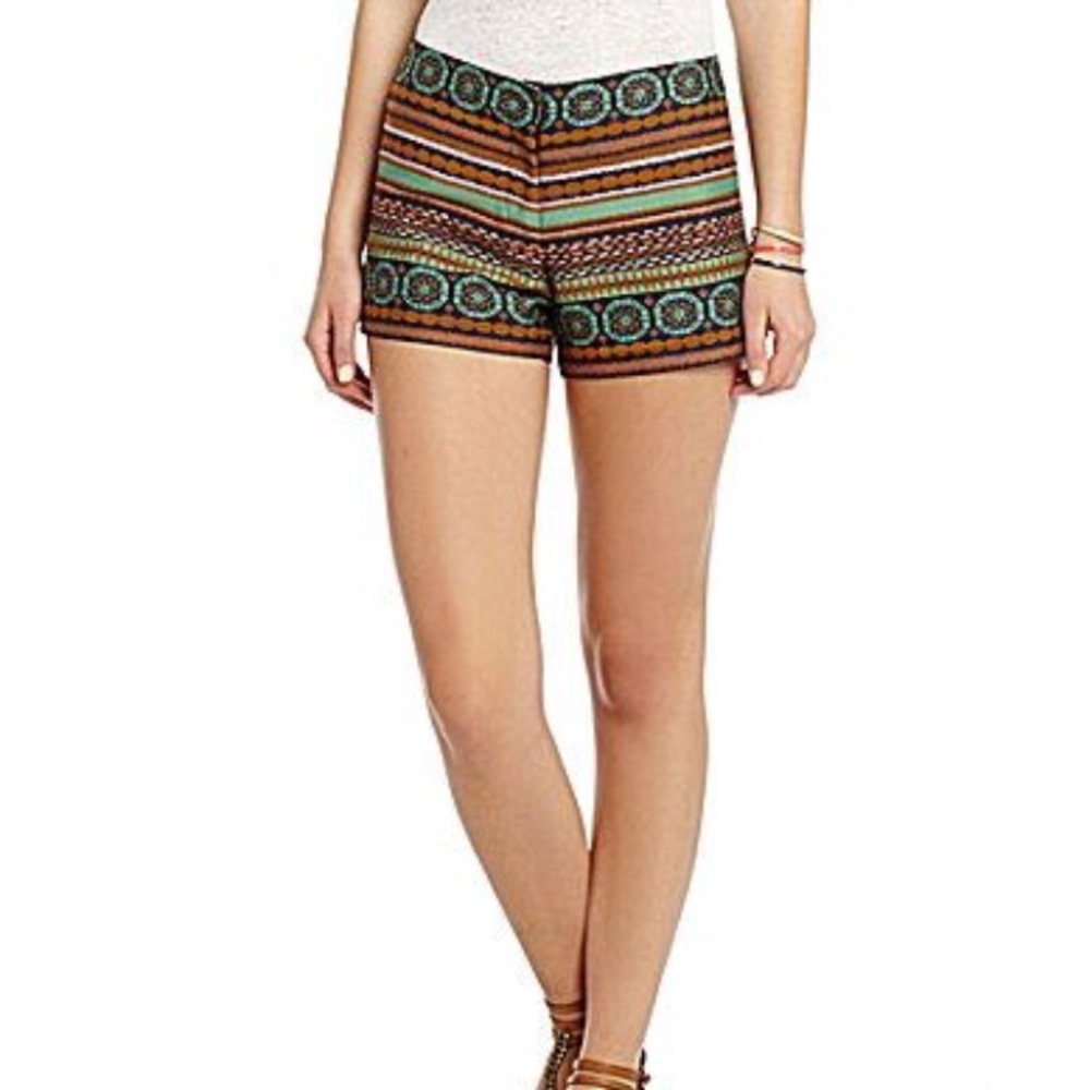 Chelsea & Violet Tribal Print Shorts