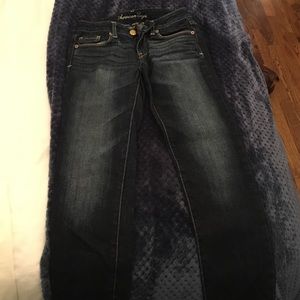 American eagle dark denim stretch jeans