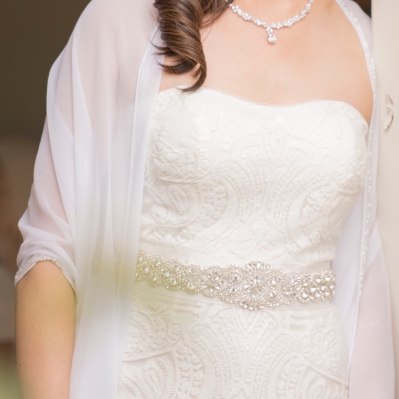 Jenny Yoo strapless lace dress *SOLD*