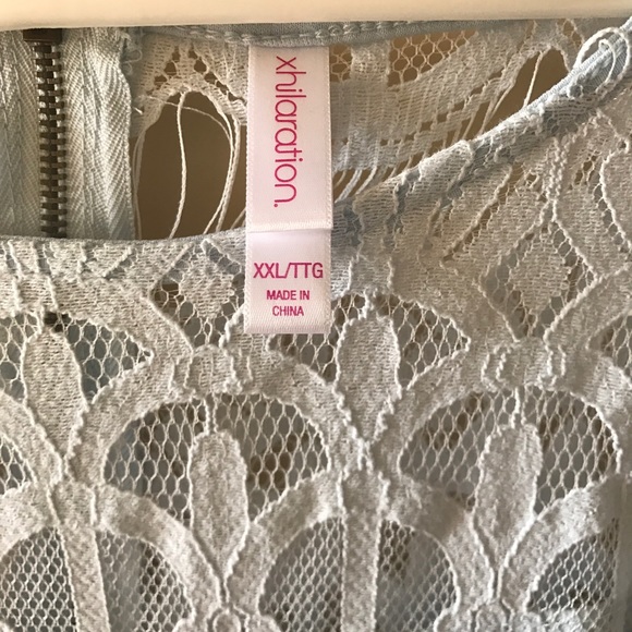 SOLD Light blue lace dress - Picture 2 of 5