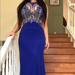 Windsor sequined blue dress