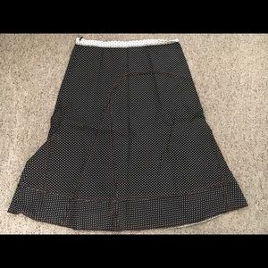 Polka dot Anthropologie skirt