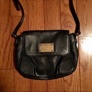 Black Michael Kors Bag with Gold Accents