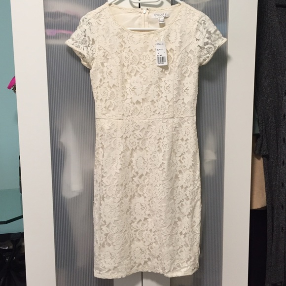 Forever 21 lace midi dress