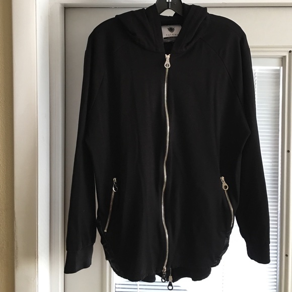 Tackma hooded zipper sweatshirt