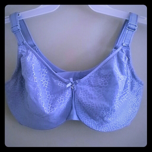 Blue Chantelle full coverage underwire bra