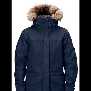 Fjallraven "Barents" Parka in Dark Navy S