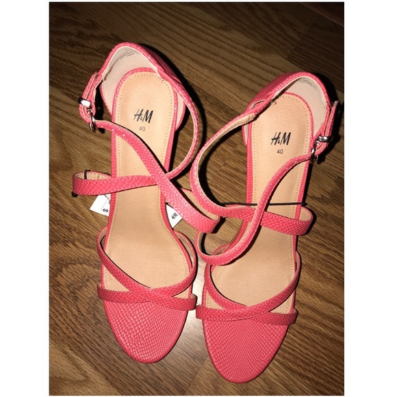 H&M Pink Strappy Heels