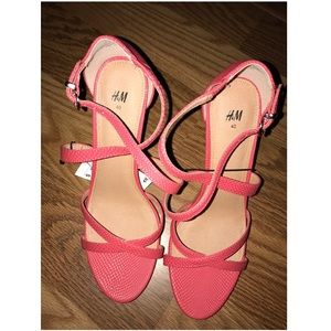 H&M Pink Strappy Heels