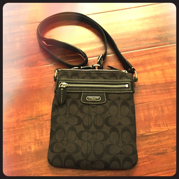 Black Coach Cross Body