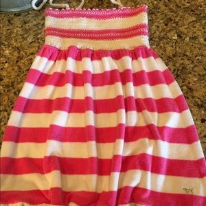 Pink & White Cover up or dress