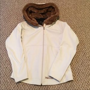 Marmot jacket/winter coat in winter white