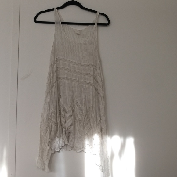 White flowy Free People dress