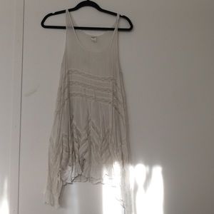 White flowy Free People dress