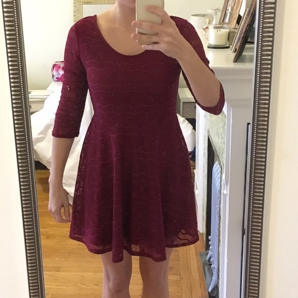 Wine colored Xhilaration dress
