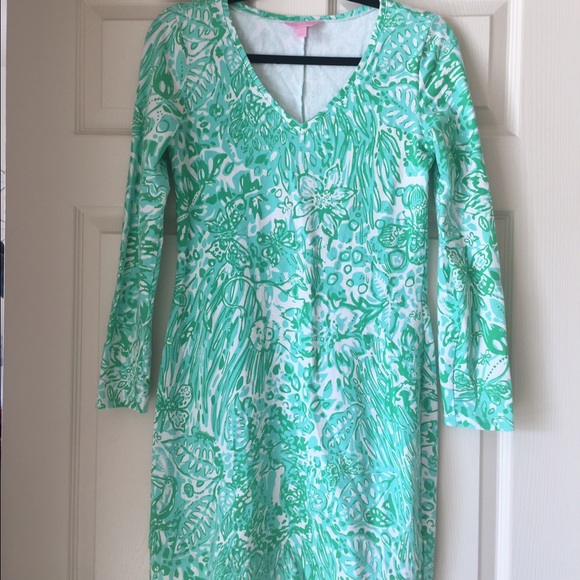 Blue and green Lilly Pulitzer dress size small