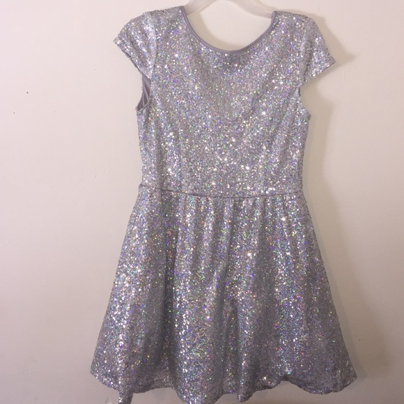 Elegant Yet Flashy All Around Sequin Party Dress