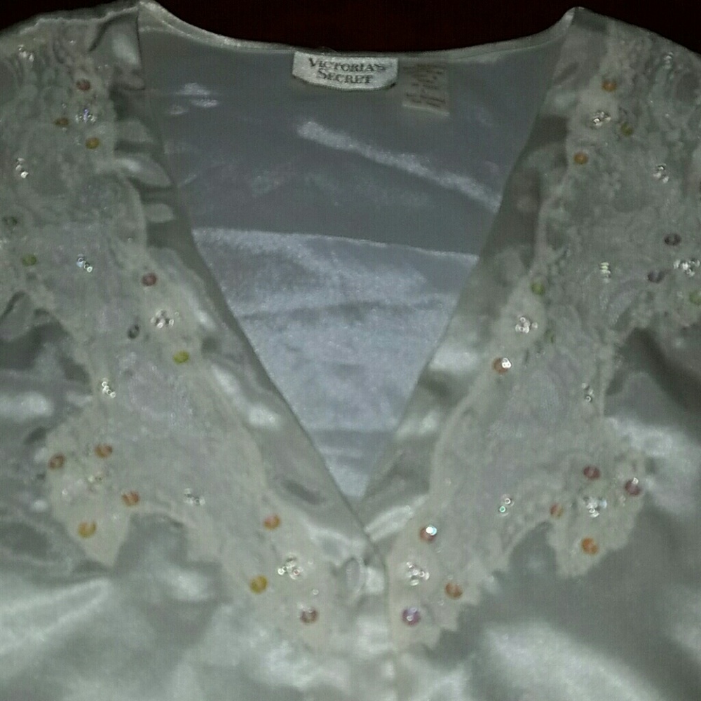 NWOT Victoria's secret silk bridal/wedding pyjamas
