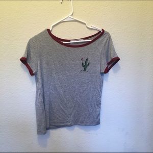 Cactus ringer tee