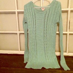 Mint tunic sweater