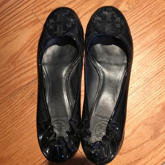 Black Tory Burch Flats
