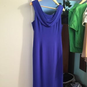 Royal blue dress