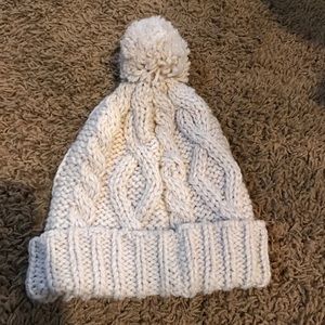 Cable knit beanie