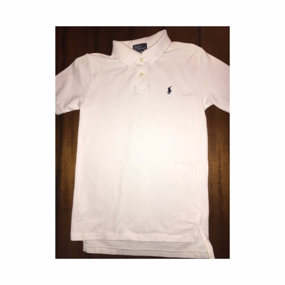 🏇Ralph Lauren White Short-Sleeve Polo🏇