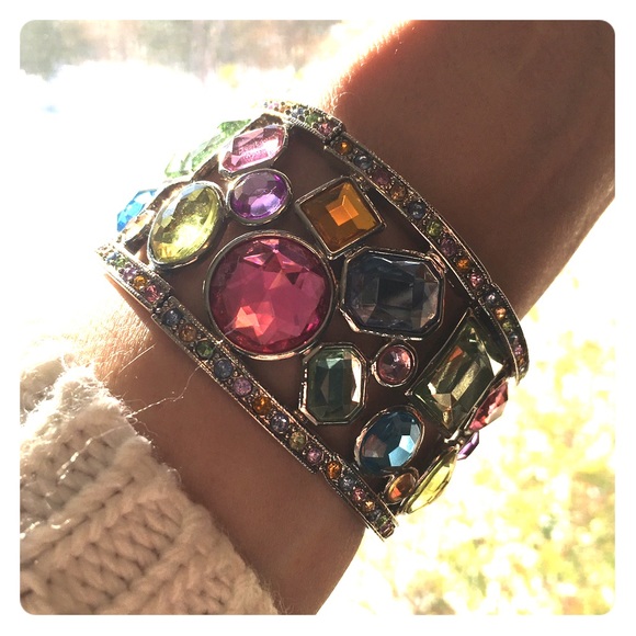 Gorgeous Multi-colored Gemstone Bracelet!