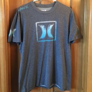 Hurley gray t-shirt, Large, Nike Dri-Fit