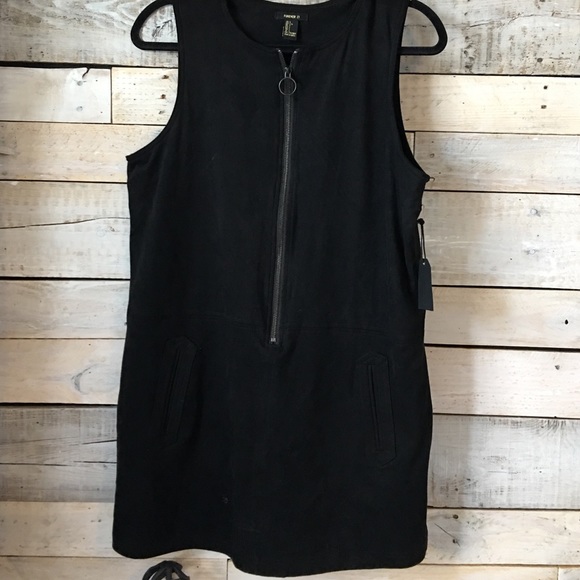 FINAL MARKDOWN NWT Suede black dress