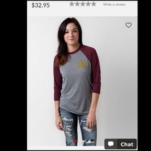 Obey baseball T. Size small. Worn once