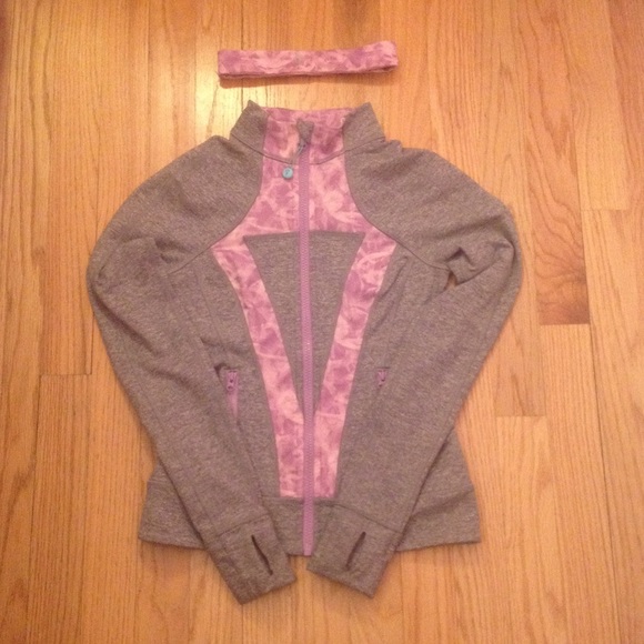 Ivivva perfect your practice jacket and headband