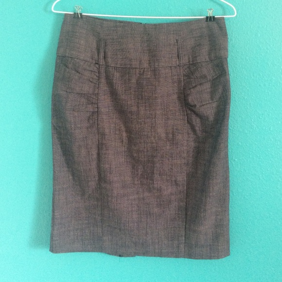 Knee length pencil skirt