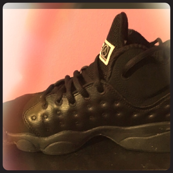 Jordans all black