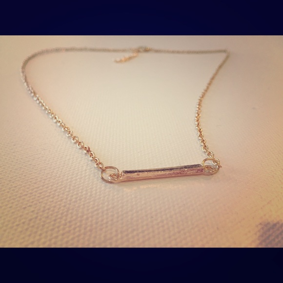 Anthropologie Jewelry - Gold Bar necklace