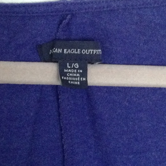 American Eagle purple blue blend midi dress - Picture 4 of 4