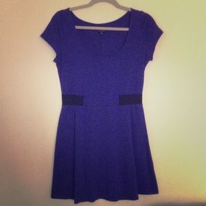 American Eagle purple blue blend midi dress