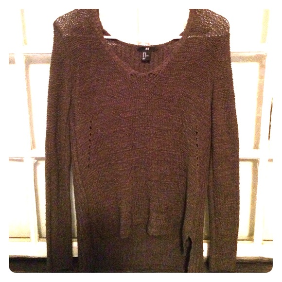 Olive green/ grayish color sweater