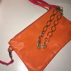 Orange & Gold Necklace