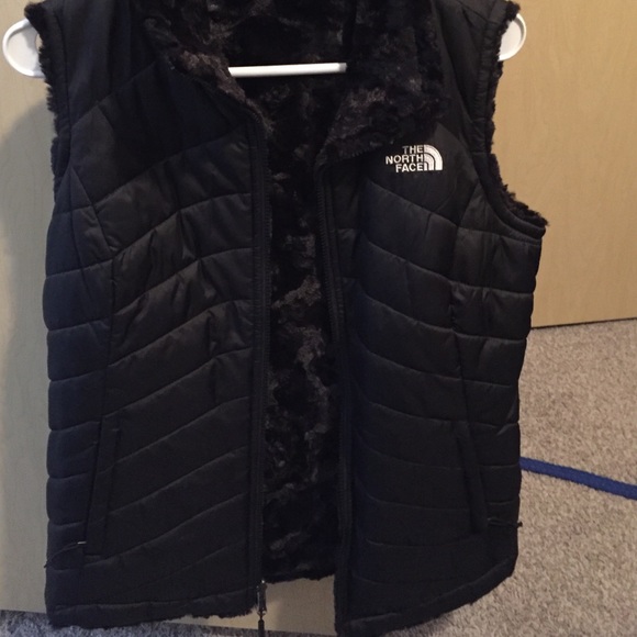 North face reversible vest