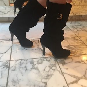 Michael by Michael Kors black high heel boots