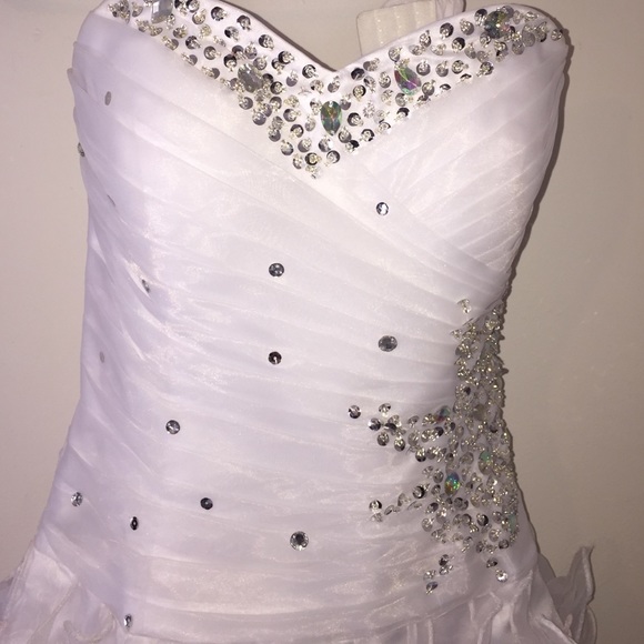 Ombré Pink  On Sequin Starred Top 1 Piece Dress