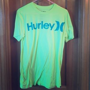 Hurley T-shirt, Medium, Fluorescent Yellow