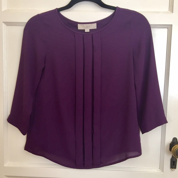 Purple Loft Blouse