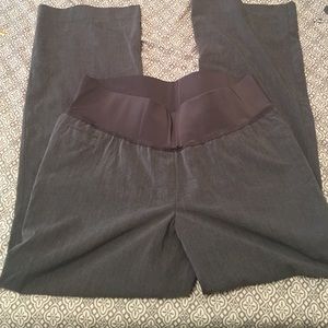 Gray maternity pants