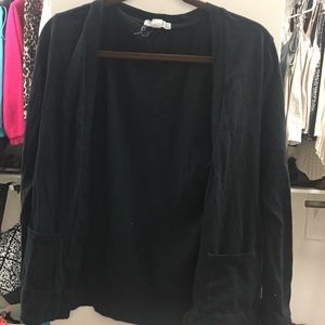 Black cardigan