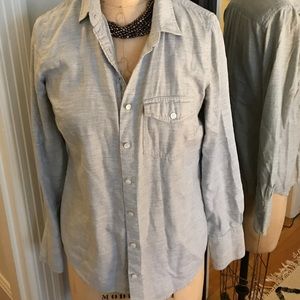 J Crew. The Perfect Shirt. Cotton / chambray